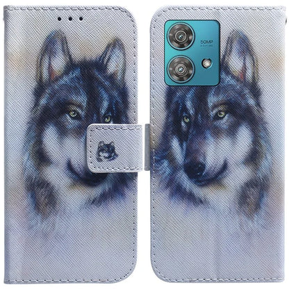 For Motorola Edge 40 Neo 5G Case Pattern Printing Folio PU Leather Phone Cover