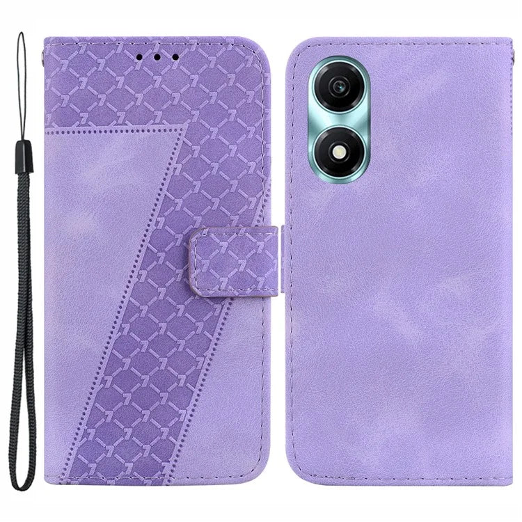For Honor X5 Plus / Play 40C 5G Case Shockproof Leather Phone Cover with Wallet Stand