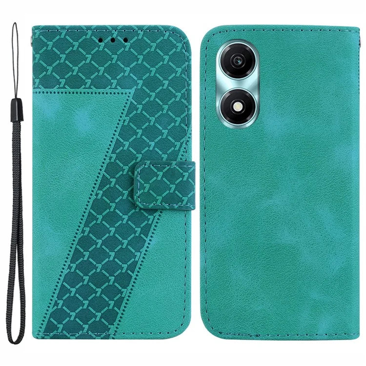 For Honor X5 Plus / Play 40C 5G Case Shockproof Leather Phone Cover with Wallet Stand
