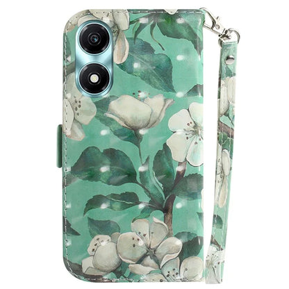 For Honor X5 Plus / Play 40C 5G Case PU Leather Magnetic Closure 3D Pattern Phone Cover