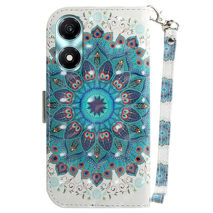 For Honor X5 Plus / Play 40C 5G Case PU Leather Magnetic Closure 3D Pattern Phone Cover