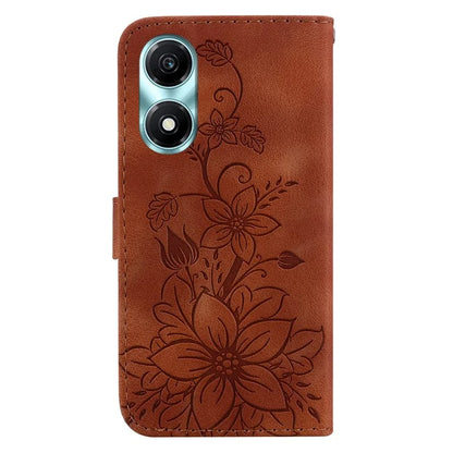 For Honor X5 Plus / Play 40C 5G Leather Case Wallet Stand Imprinted Phone Cover