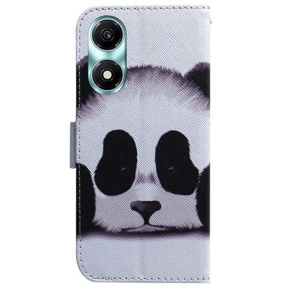 For Honor X5 Plus / Play 40C 5G Case PU Leather Pattern Printing Shockproof Phone Cover