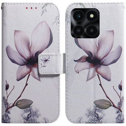 For Honor X6a 4G Case PU Leather Pattern Printing Wallet Protective Phone Cover