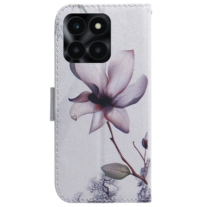 For Honor X6a 4G Case PU Leather Pattern Printing Wallet Protective Phone Cover