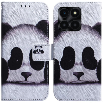 For Honor X6a 4G Case PU Leather Pattern Printing Wallet Protective Phone Cover