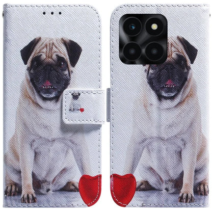 For Honor X6a 4G Case PU Leather Pattern Printing Wallet Protective Phone Cover