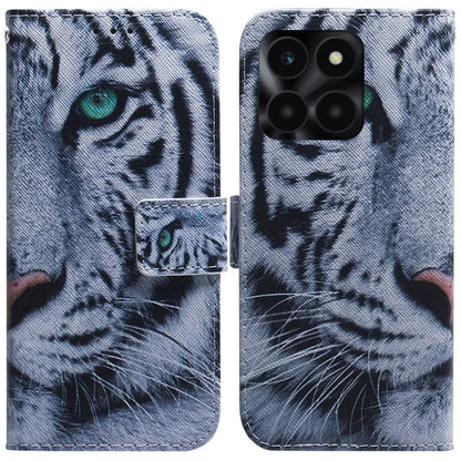 For Honor X6a 4G Case PU Leather Pattern Printing Wallet Protective Phone Cover