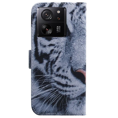 For Xiaomi Redmi K60 Ultra / 13T / 13T Pro Case PU Leather Stand Pattern Printing Phone Cover