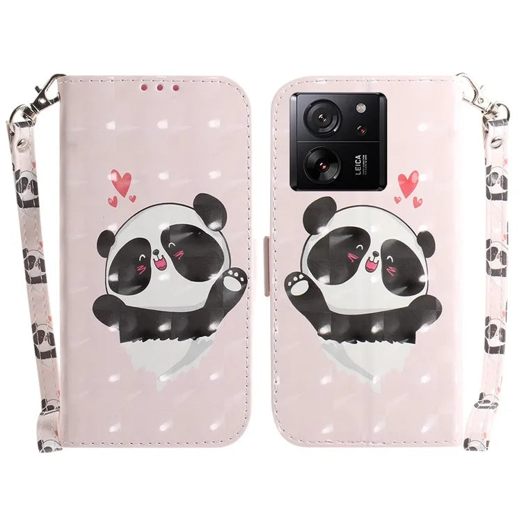 For Xiaomi Redmi K60 Ultra / 13T / 13T Pro Case Wallet PU Leather Pattern Printing Phone Cover