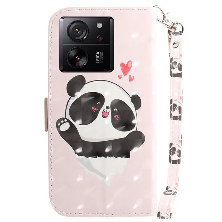 For Xiaomi Redmi K60 Ultra / 13T / 13T Pro Case Wallet PU Leather Pattern Printing Phone Cover