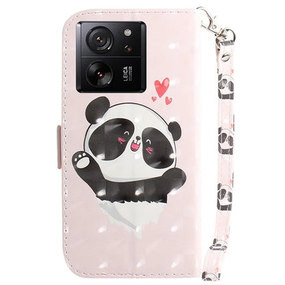 For Xiaomi Redmi K60 Ultra / 13T / 13T Pro Case Wallet PU Leather Pattern Printing Phone Cover