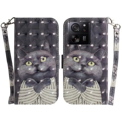 For Xiaomi Redmi K60 Ultra / 13T / 13T Pro Case Wallet PU Leather Pattern Printing Phone Cover