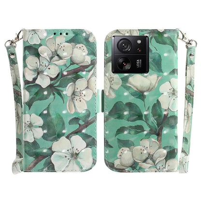 For Xiaomi Redmi K60 Ultra / 13T / 13T Pro Case Wallet PU Leather Pattern Printing Phone Cover