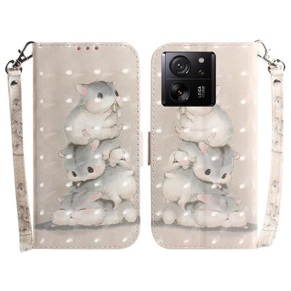 For Xiaomi Redmi K60 Ultra / 13T / 13T Pro Case Wallet PU Leather Pattern Printing Phone Cover