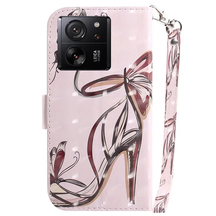 For Xiaomi Redmi K60 Ultra / 13T / 13T Pro Case Wallet PU Leather Pattern Printing Phone Cover