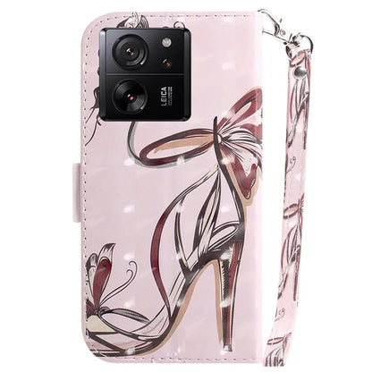 For Xiaomi Redmi K60 Ultra / 13T / 13T Pro Case Wallet PU Leather Pattern Printing Phone Cover