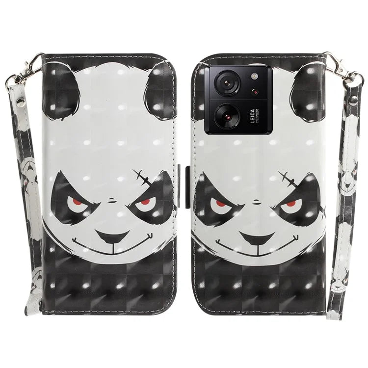 For Xiaomi Redmi K60 Ultra / 13T / 13T Pro Case Wallet PU Leather Pattern Printing Phone Cover