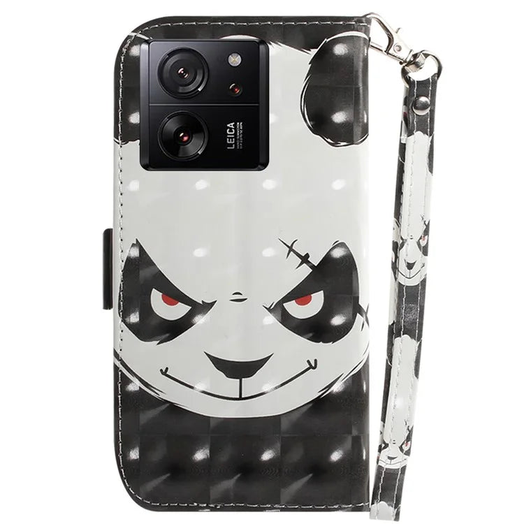 For Xiaomi Redmi K60 Ultra / 13T / 13T Pro Case Wallet PU Leather Pattern Printing Phone Cover
