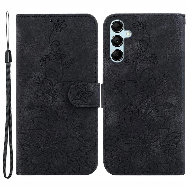 For Samsung Galaxy A15 4G Cover Imprinted Wallet Stand Leather Cellphone Case