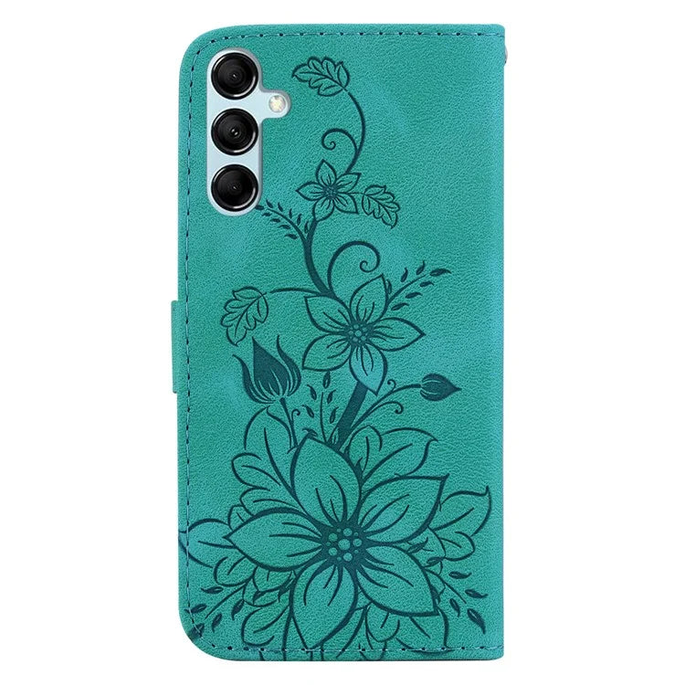 For Samsung Galaxy A15 4G Cover Imprinted Wallet Stand Leather Cellphone Case