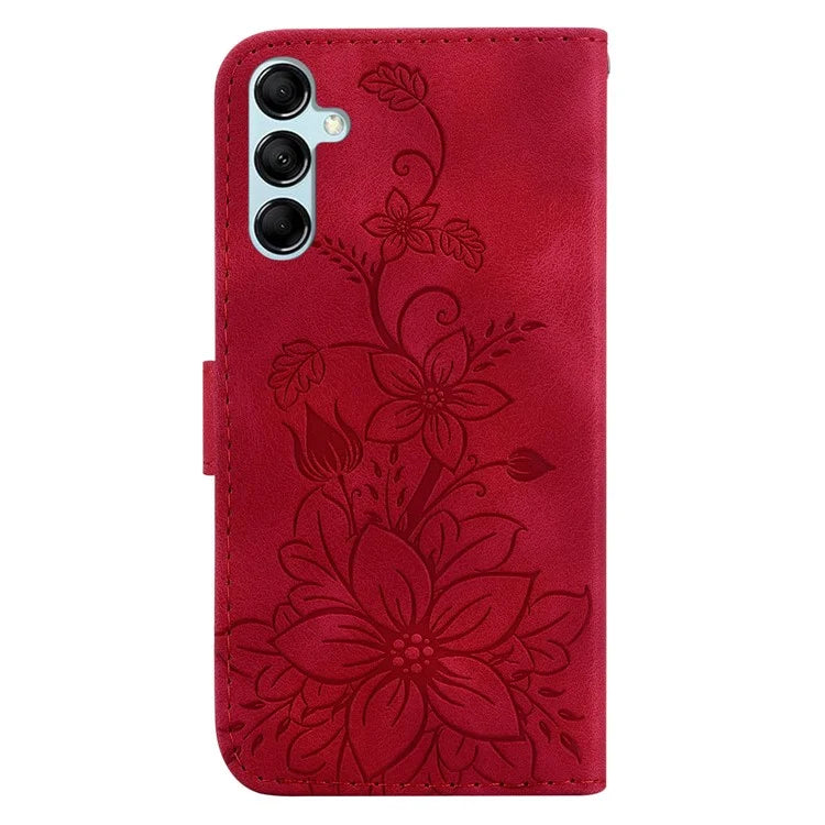 For Samsung Galaxy A15 4G Cover Imprinted Wallet Stand Leather Cellphone Case