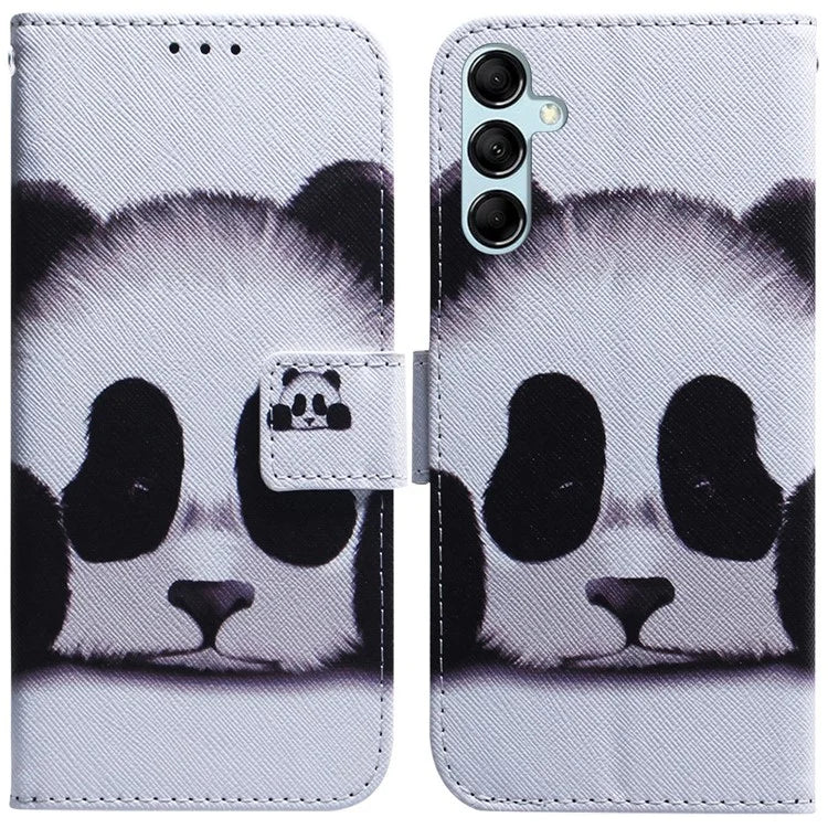 For Samsung Galaxy A15 4G Case  Pattern Printing PU Leather Magnetic Wallet Phone Cover