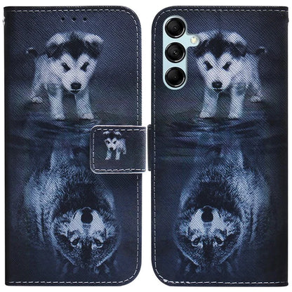 For Samsung Galaxy A15 4G Case  Pattern Printing PU Leather Magnetic Wallet Phone Cover