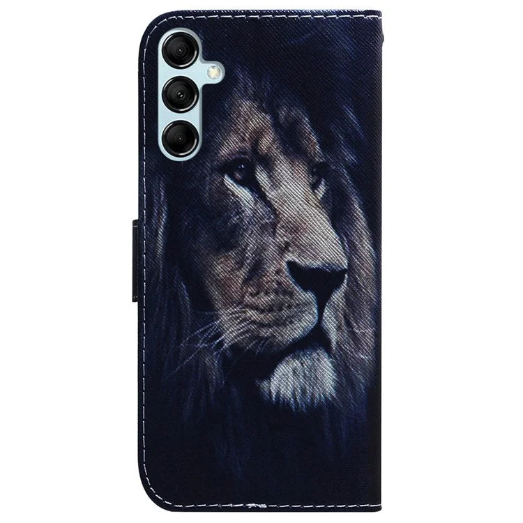 For Samsung Galaxy A15 4G Case  Pattern Printing PU Leather Magnetic Wallet Phone Cover