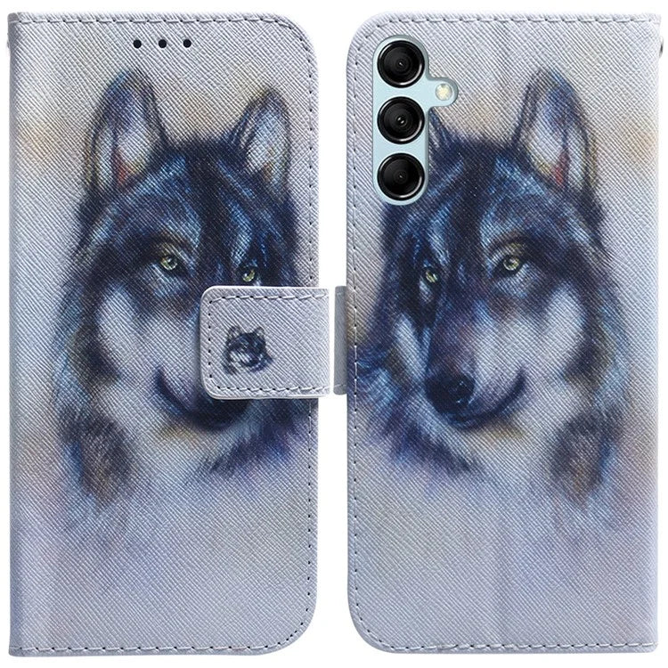 For Samsung Galaxy A15 4G Case  Pattern Printing PU Leather Magnetic Wallet Phone Cover