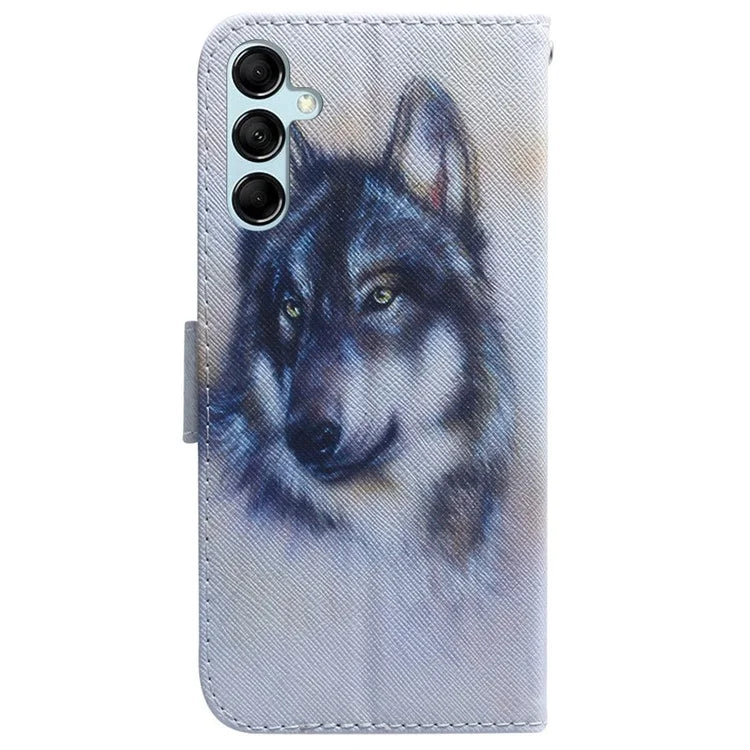 For Samsung Galaxy A15 4G Case  Pattern Printing PU Leather Magnetic Wallet Phone Cover