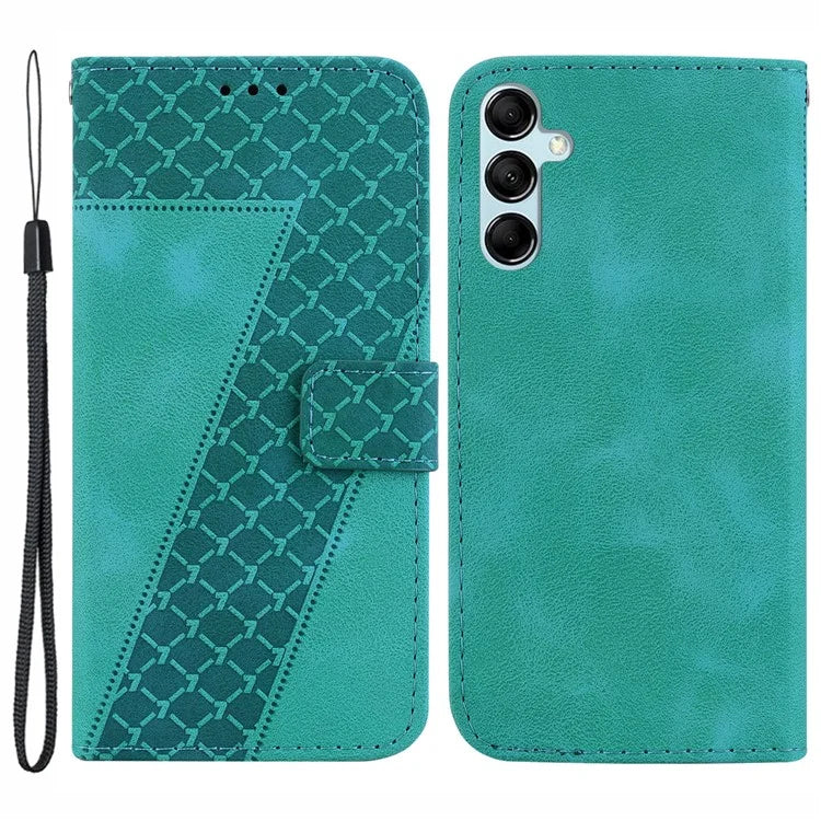 For Samsung Galaxy A15 4G Leather Case Imprinted Wallet Stand Smartphone Cover