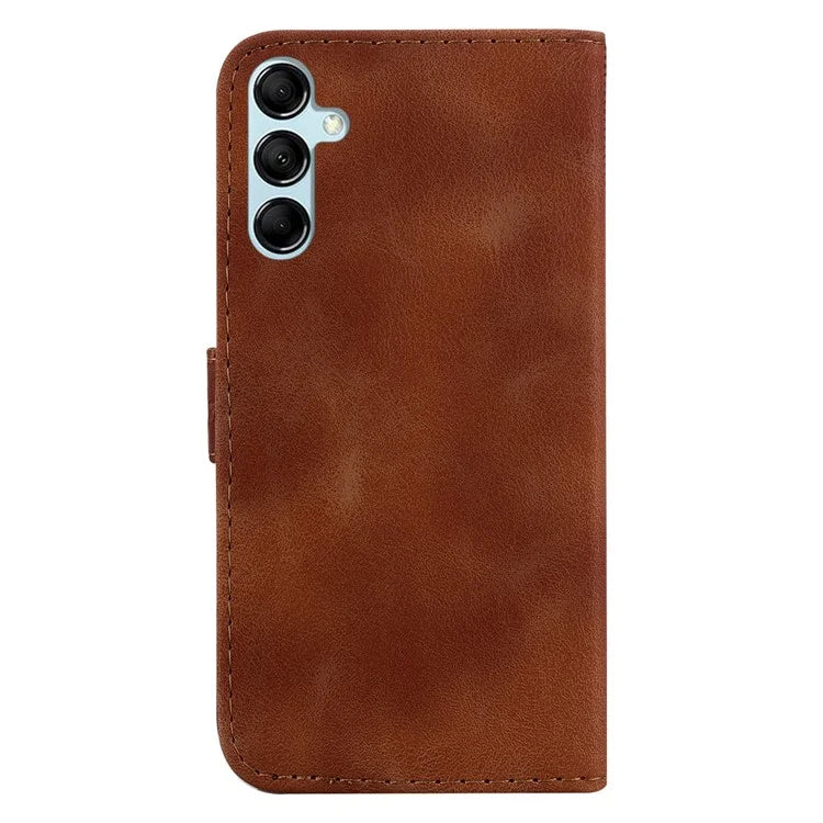 For Samsung Galaxy A15 4G Leather Case Imprinted Wallet Stand Smartphone Cover
