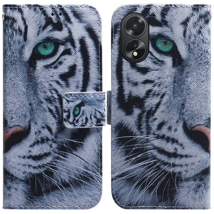 For Oppo A18 4G / A38 4G Case Wallet PU Leather Pattern Printing Phone Cover