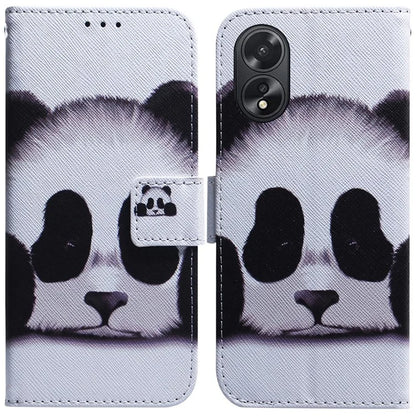 For Oppo A18 4G / A38 4G Case Wallet PU Leather Pattern Printing Phone Cover