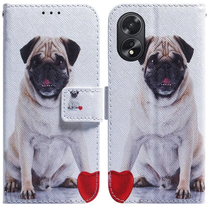 For Oppo A18 4G / A38 4G Case Wallet PU Leather Pattern Printing Phone Cover