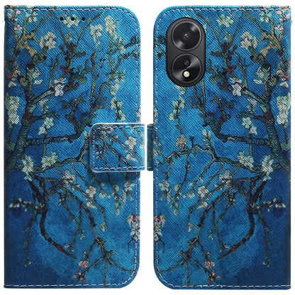For Oppo A18 4G / A38 4G Case Wallet PU Leather Pattern Printing Phone Cover