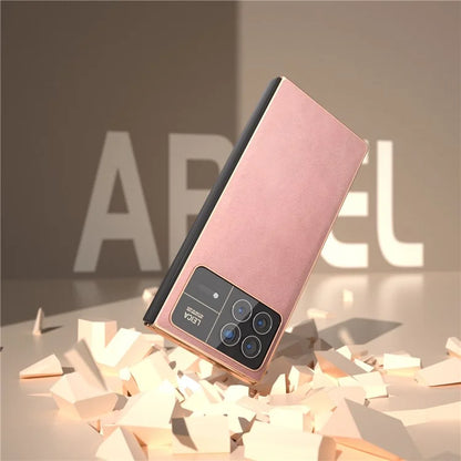 For Xiaomi Mix Fold 3 5G Case PU Leather+PC Electroplating Shockproof Phone Cover