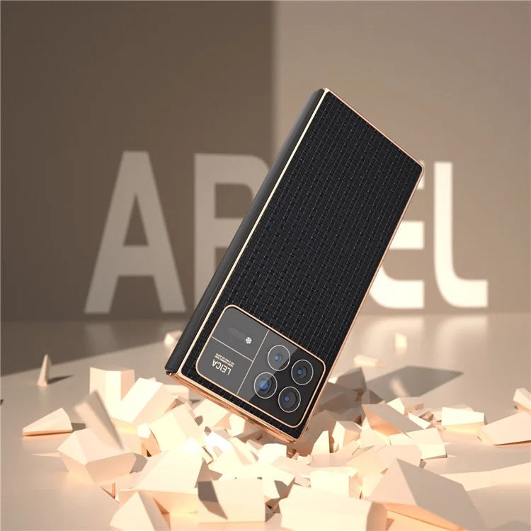 For Xiaomi Mix Fold 3 5G Case Genuine Cow Leather + PC Anti-Scratch Protective Phone Cover