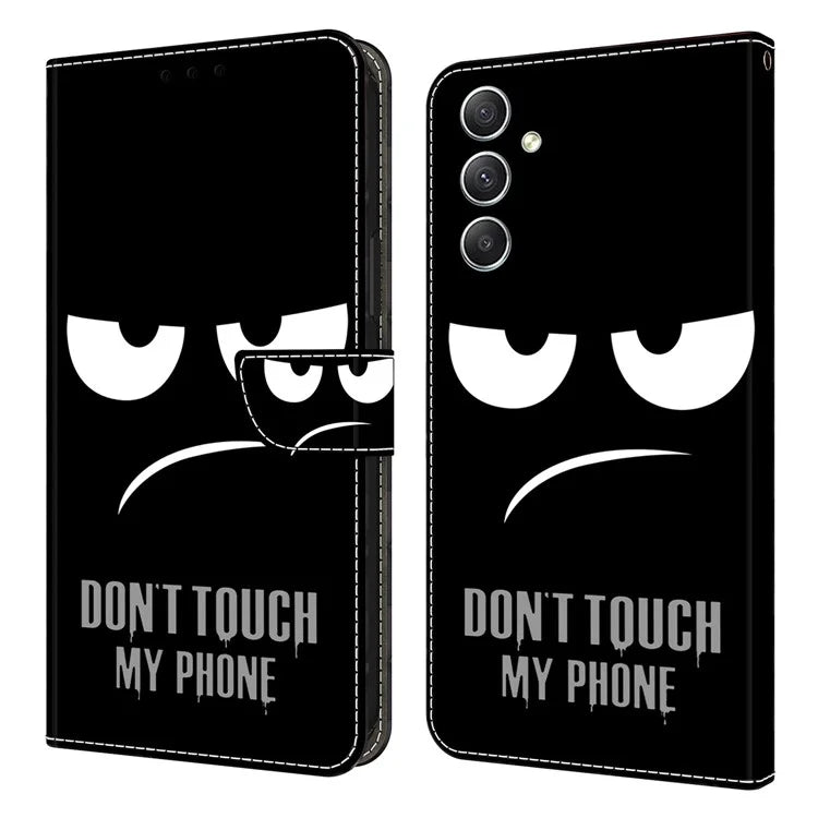 For Samsung Galaxy A15 4G Case Anti-scratch PU Leather 3D Pattern Phone Cover