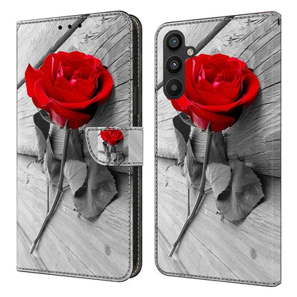 For Samsung Galaxy A15 4G Case Anti-scratch PU Leather 3D Pattern Phone Cover