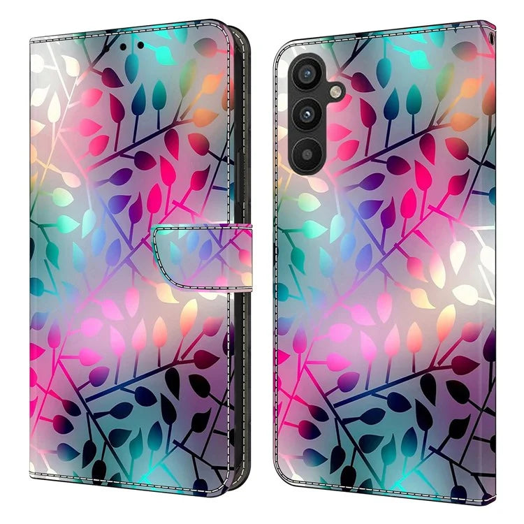 For Samsung Galaxy A15 4G Case Anti-scratch PU Leather 3D Pattern Phone Cover