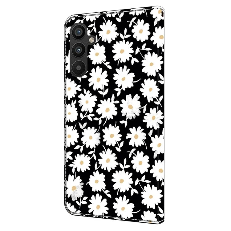 For Samsung Galaxy A15 4G Case Anti-scratch PU Leather 3D Pattern Phone Cover