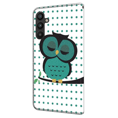 For Samsung Galaxy A15 4G Case Anti-scratch PU Leather 3D Pattern Phone Cover