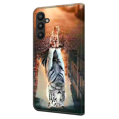 For Samsung Galaxy A15 4G Case Anti-scratch PU Leather 3D Pattern Phone Cover