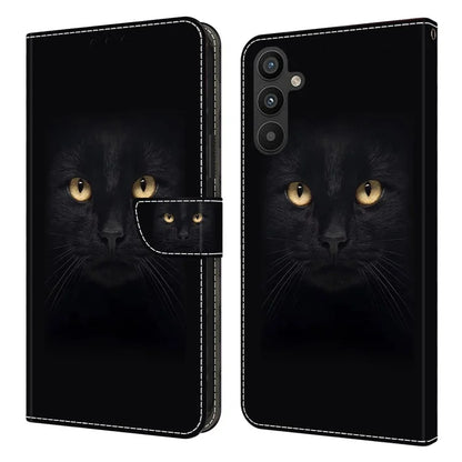 For Samsung Galaxy A15 4G Case Anti-scratch PU Leather 3D Pattern Phone Cover