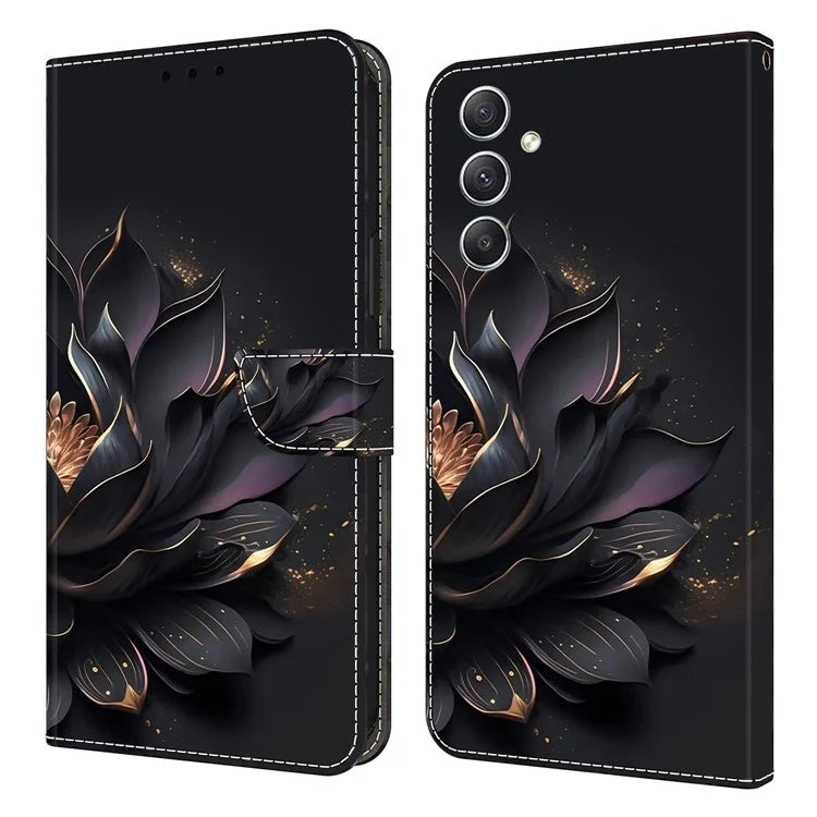 For Samsung Galaxy A15 4G Case Anti-scratch PU Leather 3D Pattern Phone Cover
