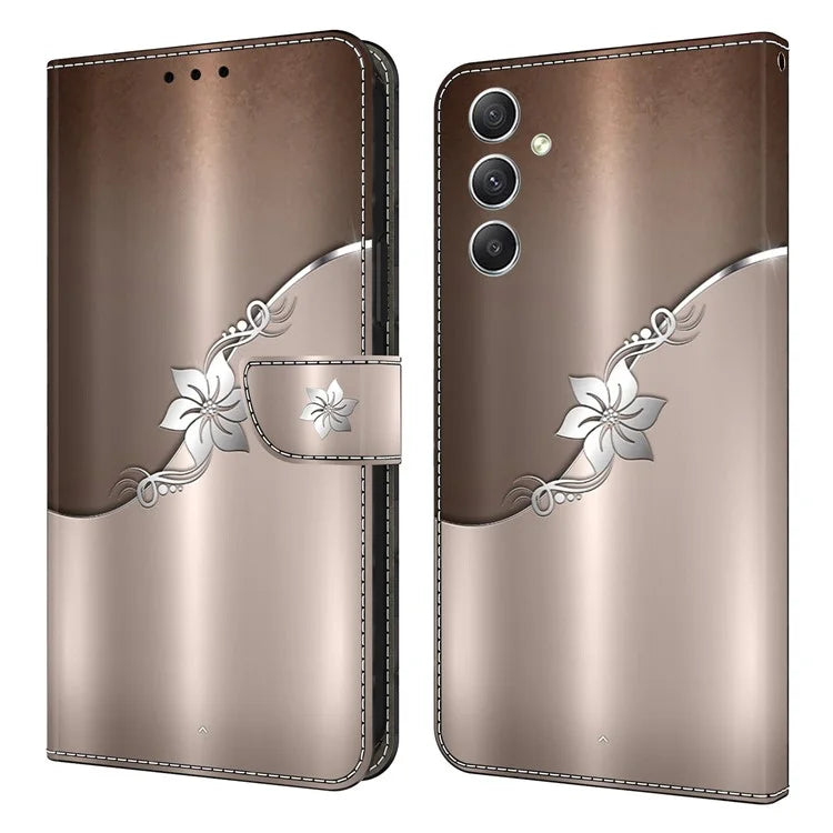 For Samsung Galaxy A15 4G Case Anti-scratch PU Leather 3D Pattern Phone Cover