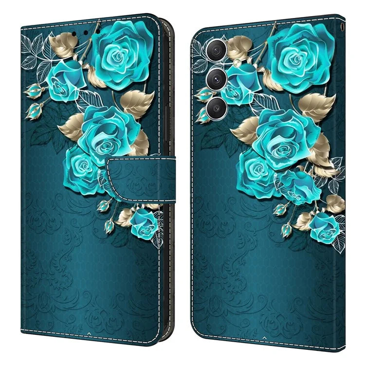 For Samsung Galaxy A15 4G Case Anti-scratch PU Leather 3D Pattern Phone Cover