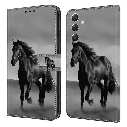 For Samsung Galaxy A15 4G Case Anti-scratch PU Leather 3D Pattern Phone Cover